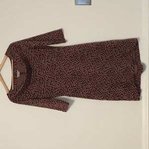 NWOT Royal Robbins  Dot Print Ponte Knit Dress Small